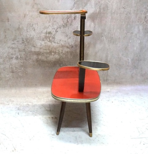 H-P KWIETNIK STOLIK VINTAGE MID CENTURY MODERN LAT 50/60 ROCKABILLY BLUMENBANK