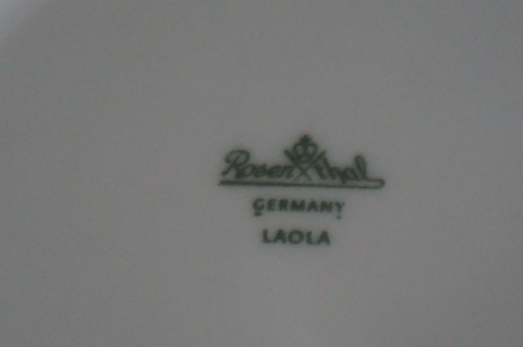 H-P ROSENTHAL LAOLA BIAŁA BULIONÓWKA ZE SPODKIEM PORCELANA 6 os.
