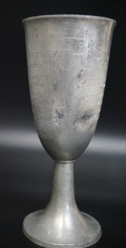 H-P STARY NIEMIECKI PUCHAR PRZECHODNI 1957-1964 LANDRAT PFÖSL BAWARIA
