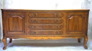 H-P STYLOWA KOMODA BUFET CHIPPENDALE ORZECH RETRO SALON