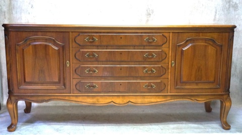 H-P STYLOWA KOMODA BUFET CHIPPENDALE ORZECH RETRO SALON