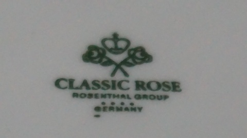 H-P FILIŻANKI ROSENTHAL BIAŁA MARIA CLASSIC ROSE 6 szt KOMPLET DO KAWY HERBATY