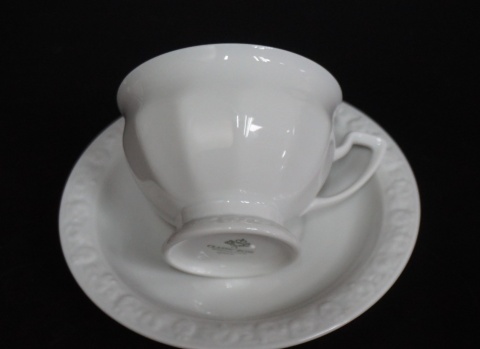 H-P FILIŻANKI ROSENTHAL BIAŁA MARIA CLASSIC ROSE 6 szt KOMPLET DO KAWY HERBATY