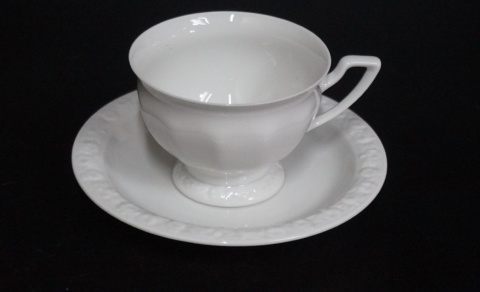 H-P FILIŻANKI ROSENTHAL BIAŁA MARIA CLASSIC ROSE 6 szt KOMPLET DO KAWY HERBATY