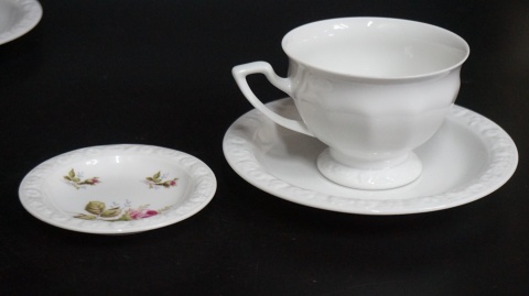 H-P ROSENTHAL MARIA MOOSROSE TALERZYKI DO KONFITUR 9CM 4SZT komplet