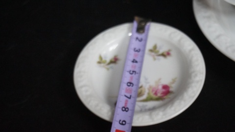 H-P ROSENTHAL MARIA MOOSROSE TALERZYKI DO KONFITUR 9CM 4SZT komplet