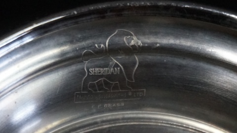 H-P SREBRZONA MISA PATERA SHERIDAN TAUNTON SILVERSMITHS EP BRASS