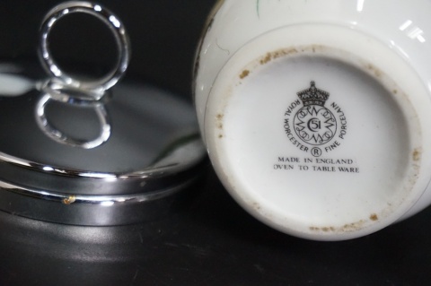 H-P PORCELANOWY POJEMNIK do gotowania jaj ROYAL WORCESTER