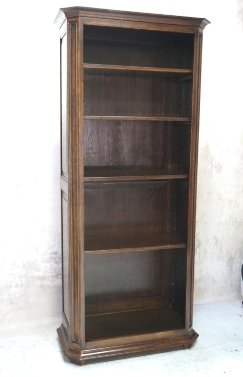 H-P STYLOWA BIBLIOTECZKA LUDWIK REGAŁ DĘBOWY ANTYK