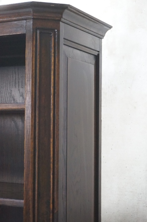 H-P STYLOWA BIBLIOTECZKA LUDWIK REGAŁ DĘBOWY ANTYK